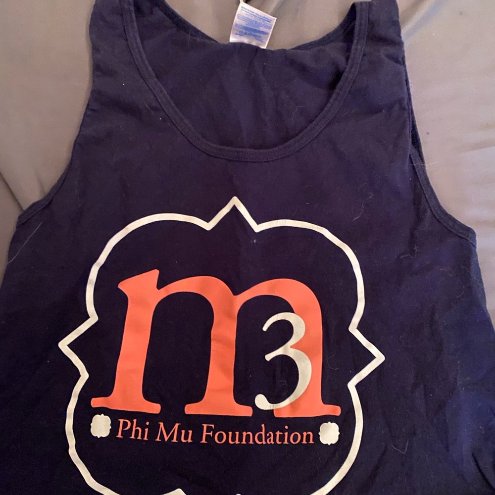Phi Mu Foundation cropped tank